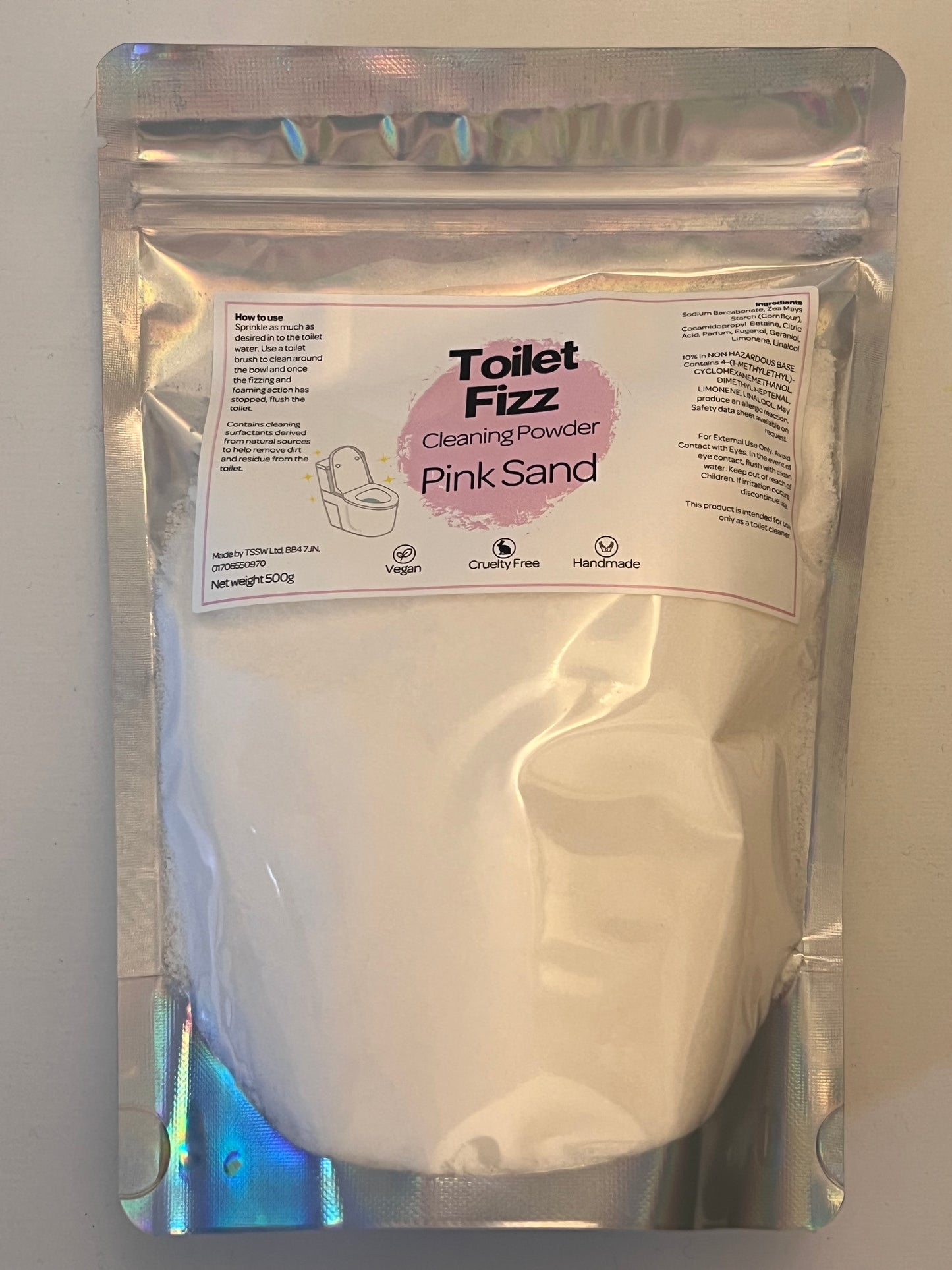 Toilet Fizz Cleaner - Pink Sand - costadelsouthport.com