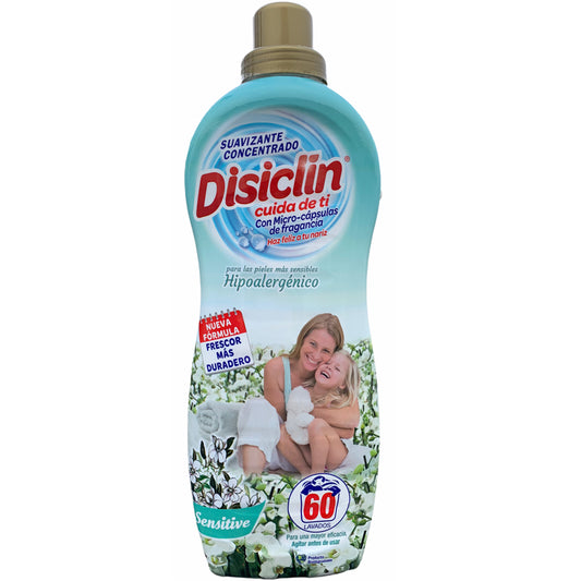 Disiclin Concentrated Fabric Softener 60 Wash 1.3L - Hypoallergenic - costadelsouthport.com