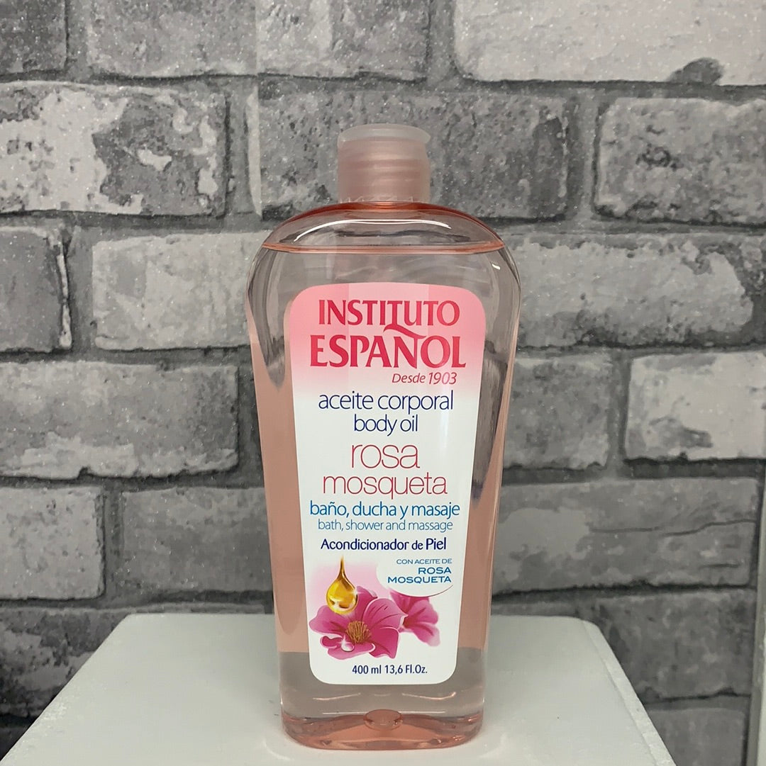 Instituto Espanol Rosa Mosquetta Bath shower and massage Oil - costadelsouthport.com